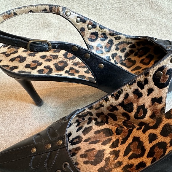 Dolce and Gabbana, Black Strappy Heels with Studs. size 7.5/size 37 Gorgeous! - Picture 11 of 16